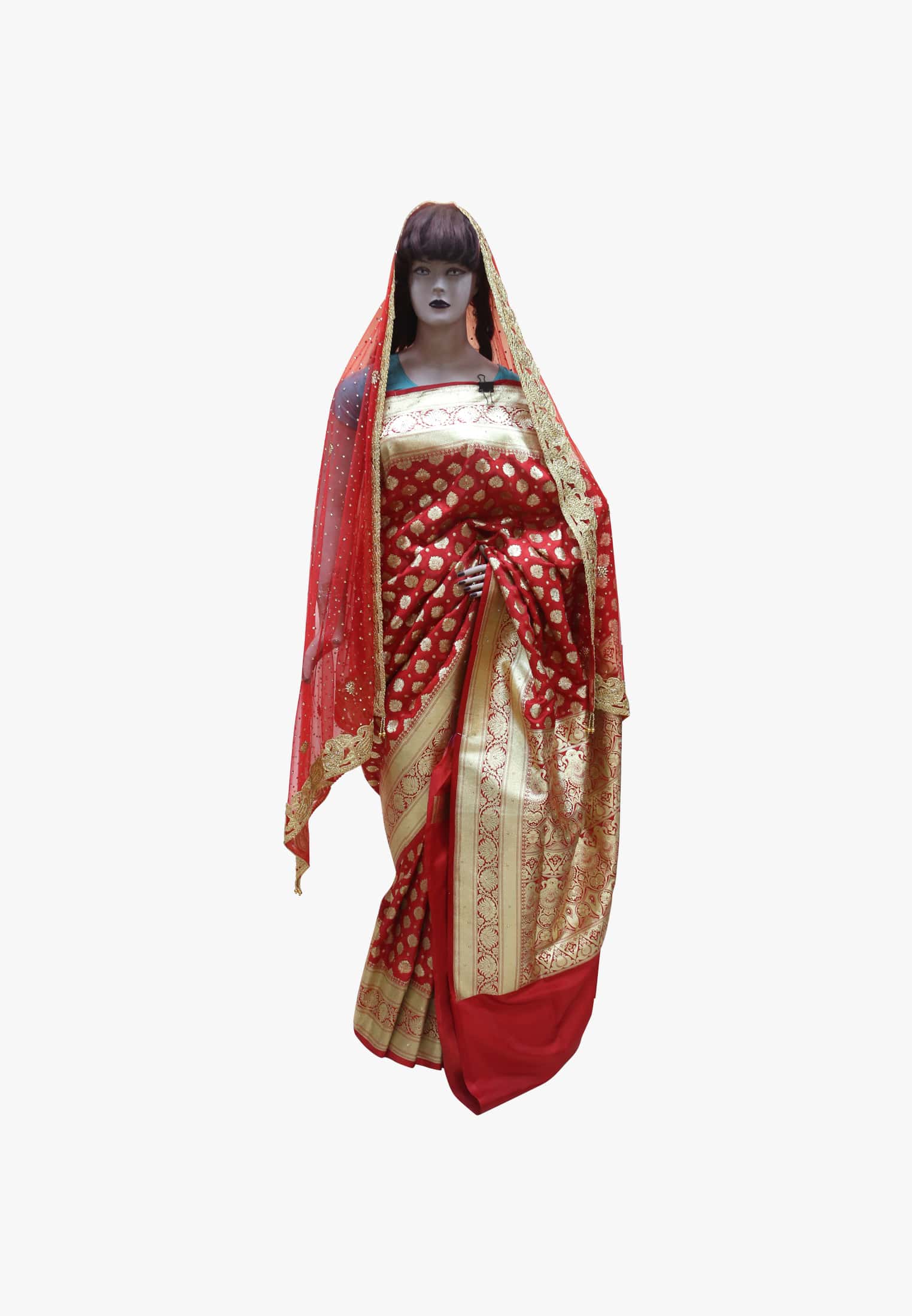 Katan stone benarashi wedding sharee