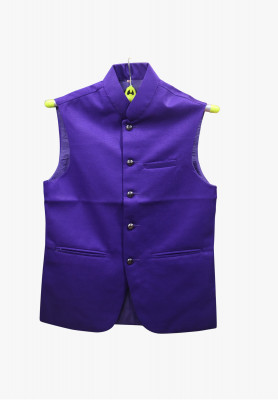 Purple shining jute cotton party koti