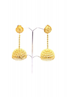 Gold plate party-wedding jhumka