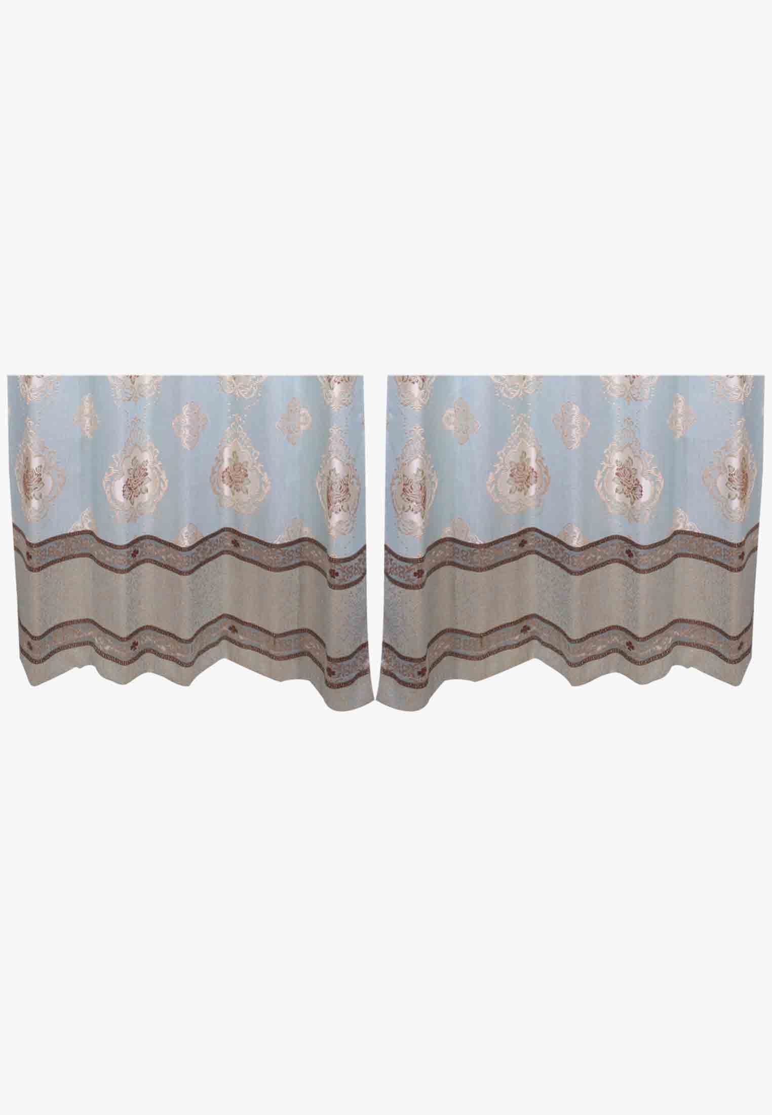 Cotton thread stitch regular curtain