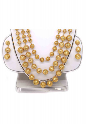 Golden pearl gold plate wedding sita set