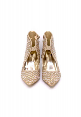 Artificial leather stone karchupi heel
