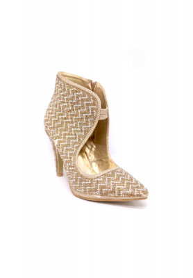 Artificial leather stone karchupi heel