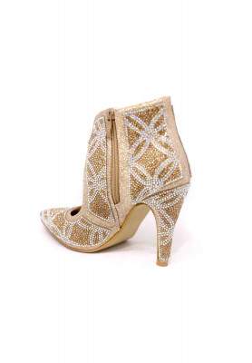Artificial leather stone karchupi wedding heel