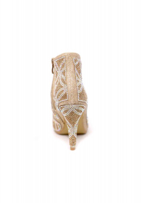 Artificial leather stone karchupi wedding heel
