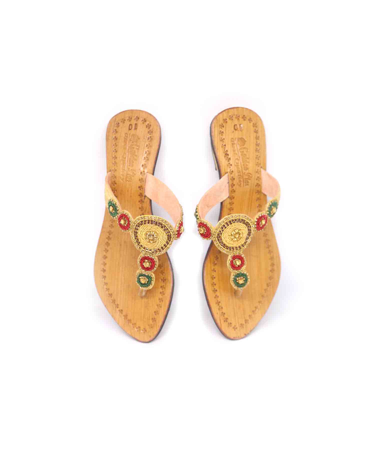 Golden karchupi kolapuri half heel