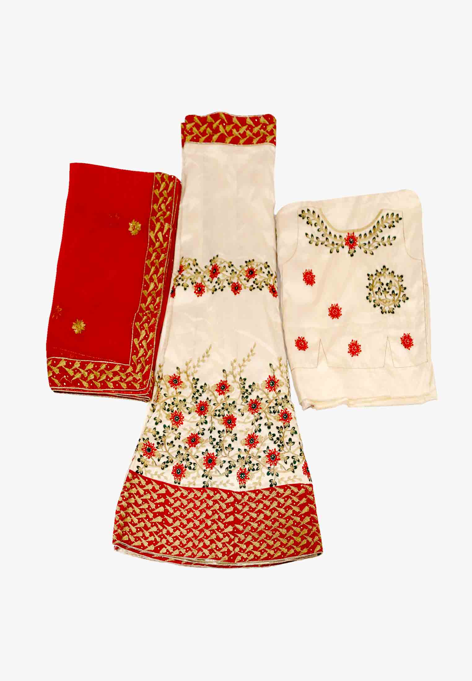 Dhupiyan katan karchupi party lehenga