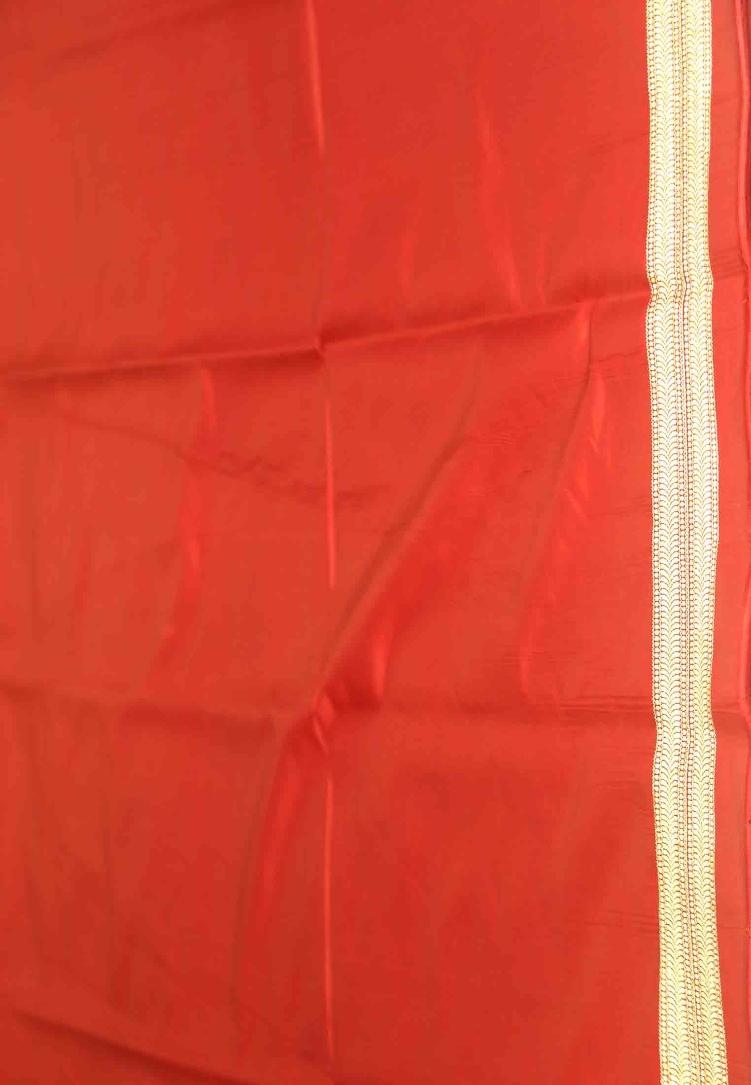Maroon katan jori work benarashi saree