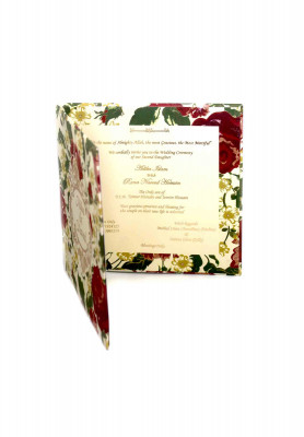 Biye Bazaar | Floral Wedding Invitation Card