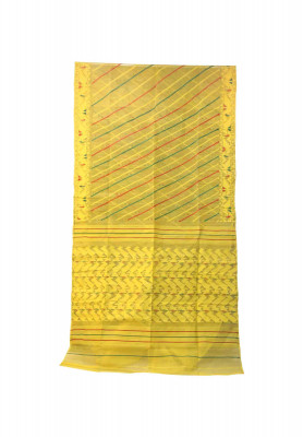 Multi color half silk jamdani saree