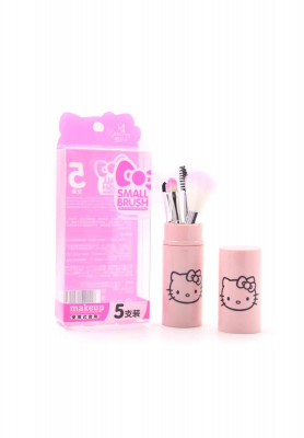 5 Pieces Mini Cute Hello Kitty Pink brushes