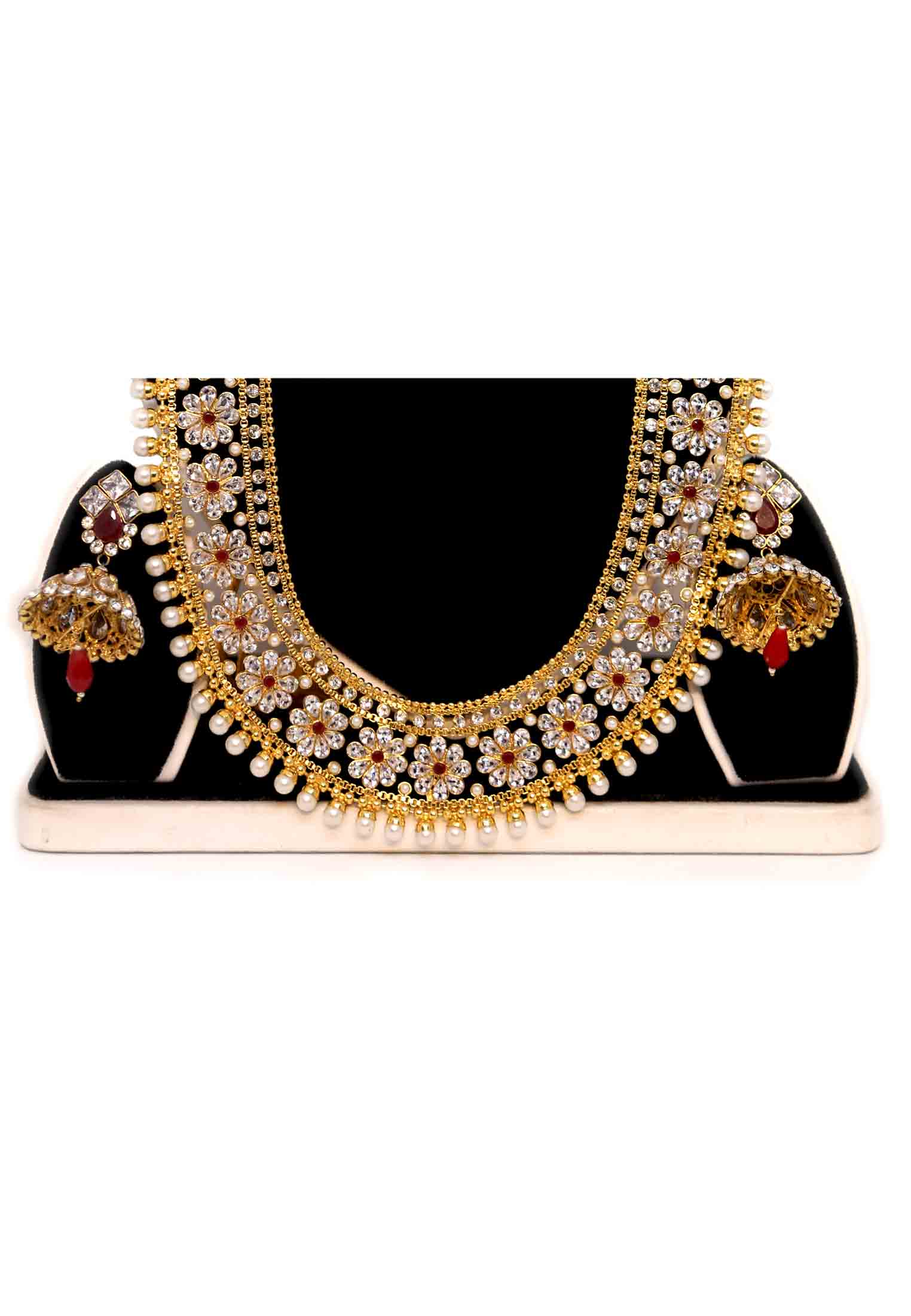 gold plated wedding necklace