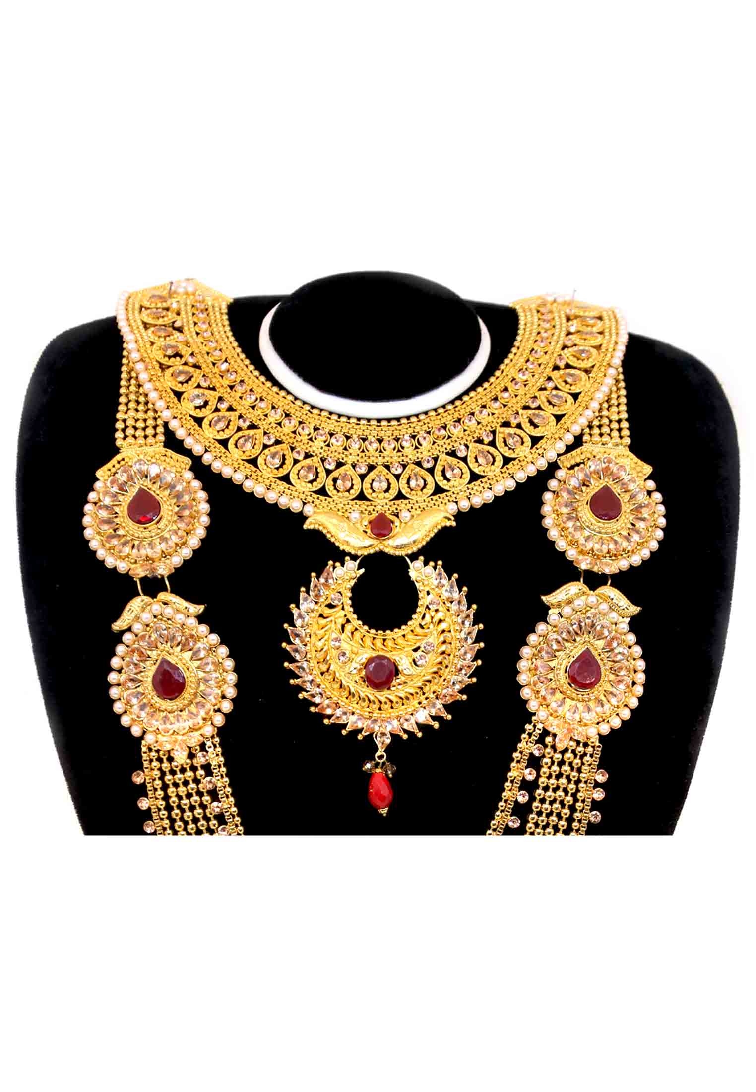 Biye Bazaar | Gold Plated Necklace Set