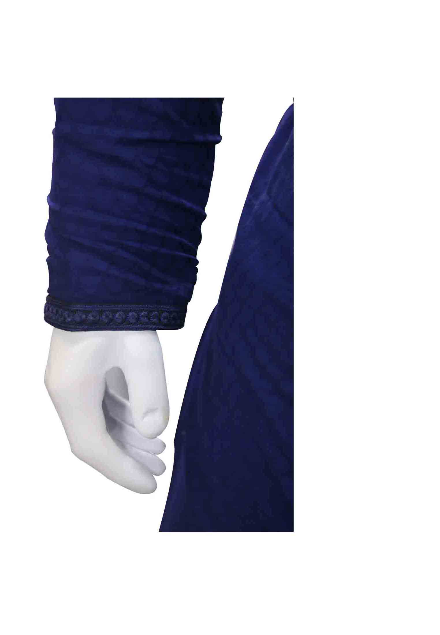 Blue Cotton Panjabi