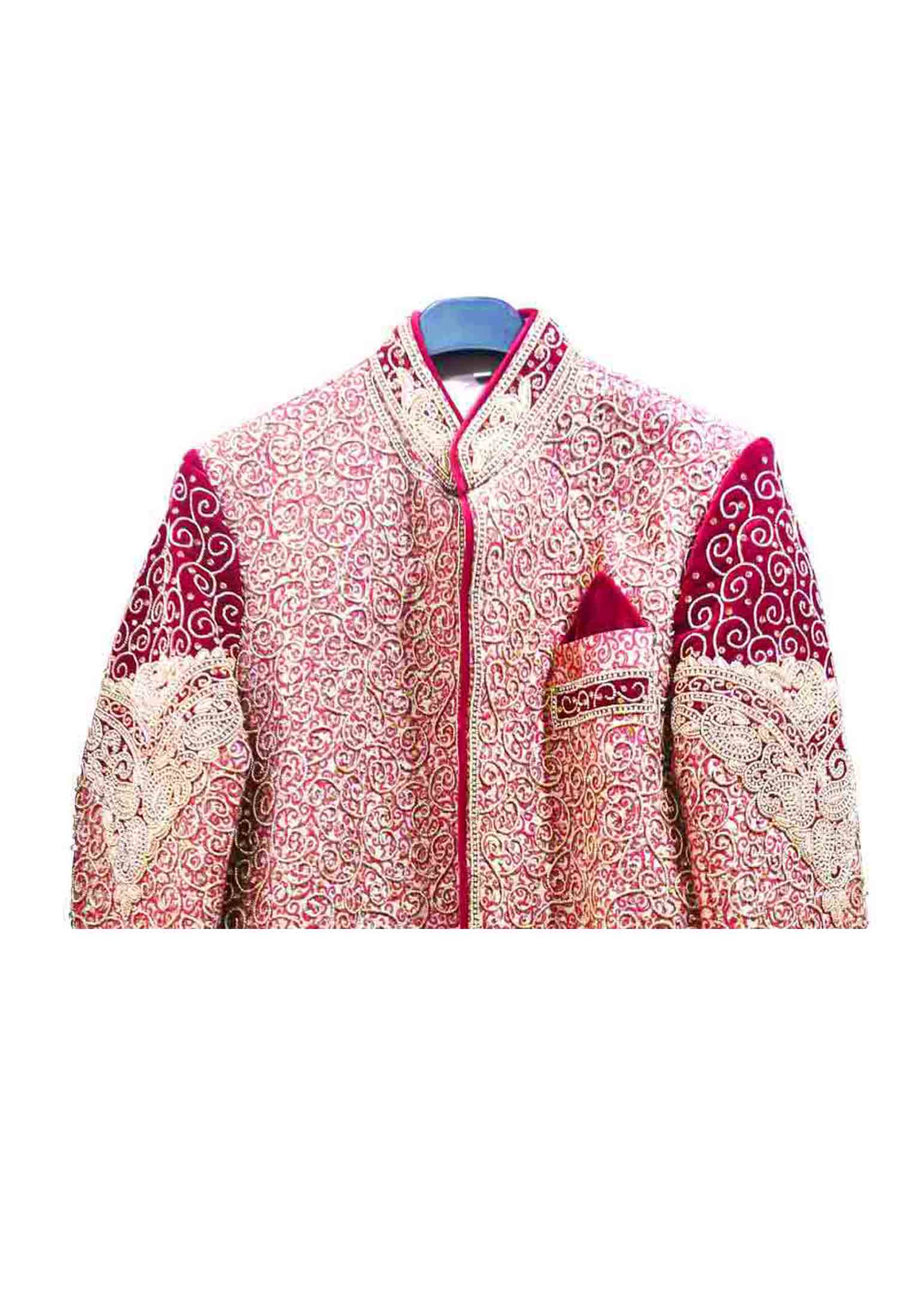 Indian Maroon Sherwani