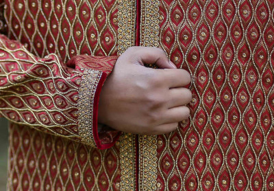 Maroon Color Sherwani for Rent