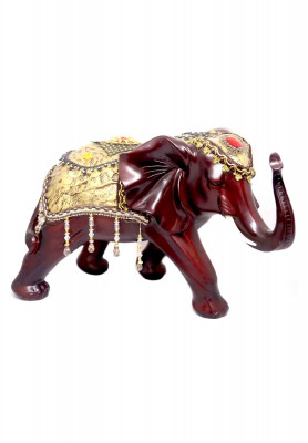 Elephant shaped showpiece
