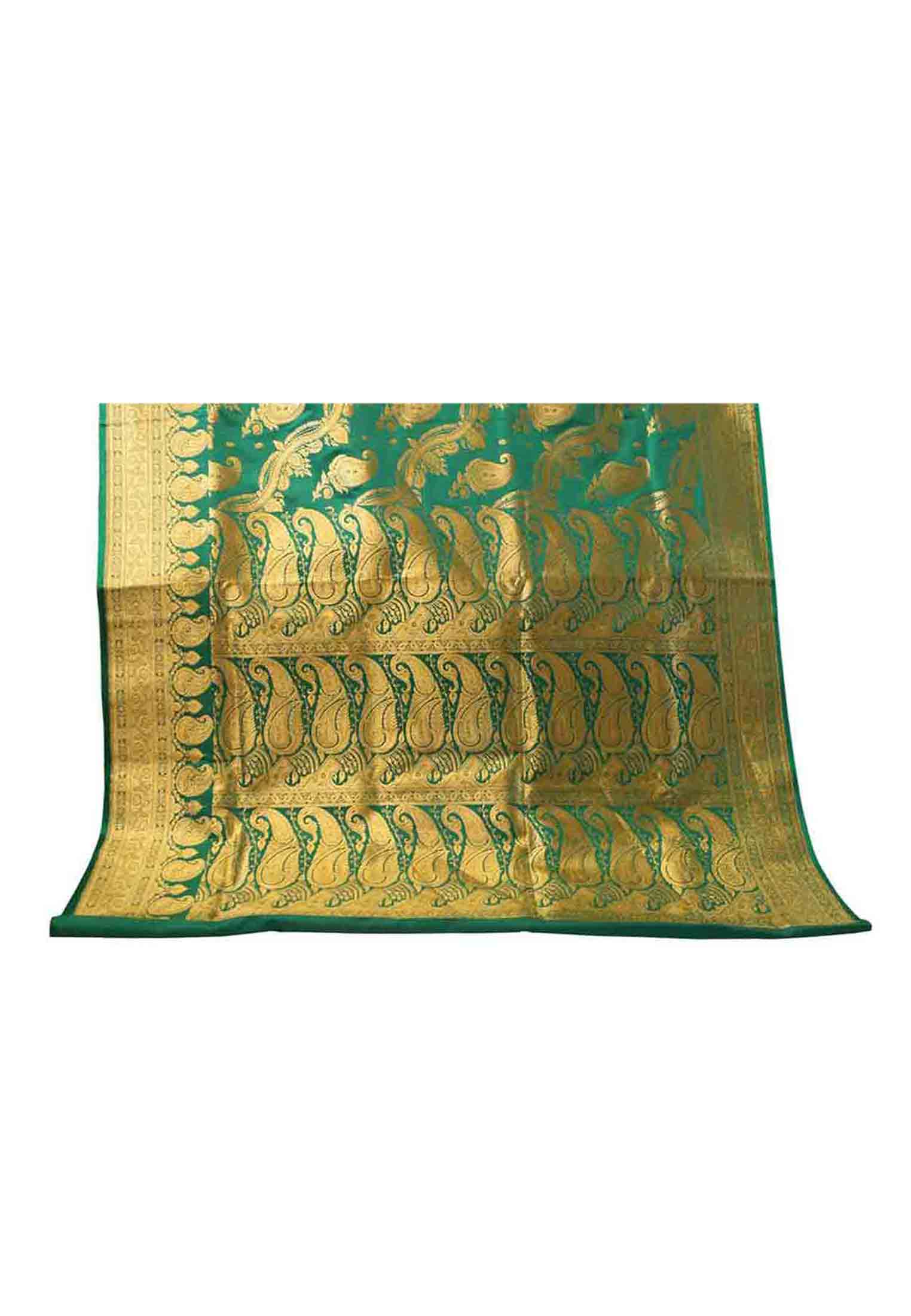 Paste and Golden Benarasi Saree