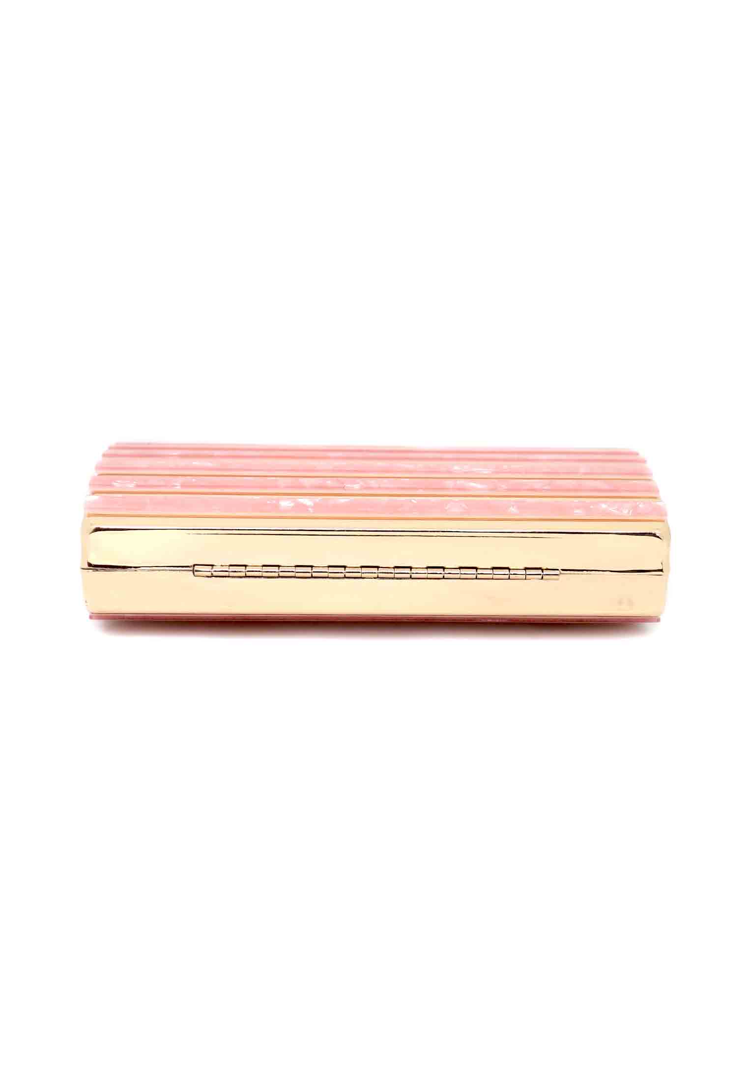 Box Shaped Pink Purse