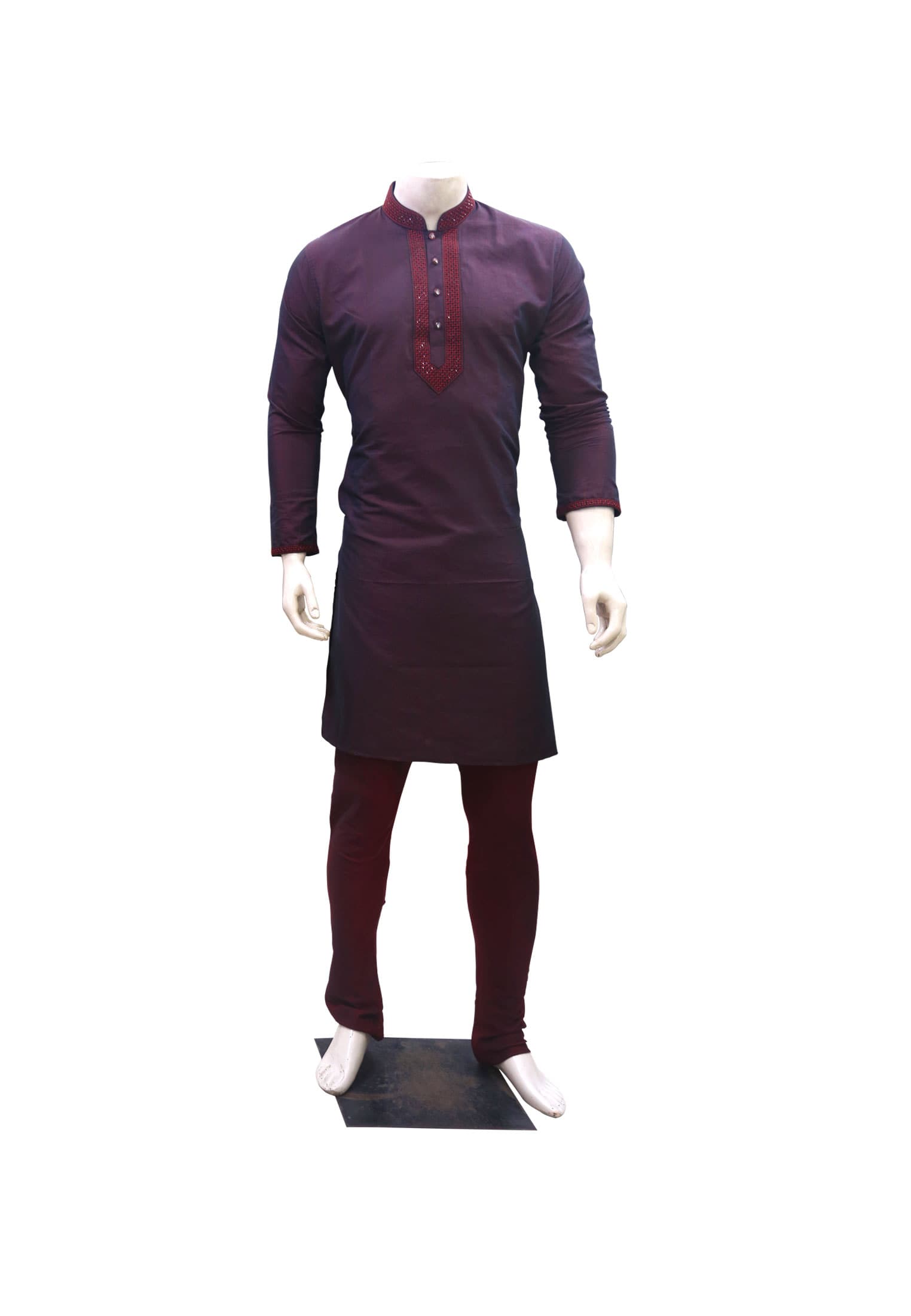 Deep Maroon Affordable Panjabi