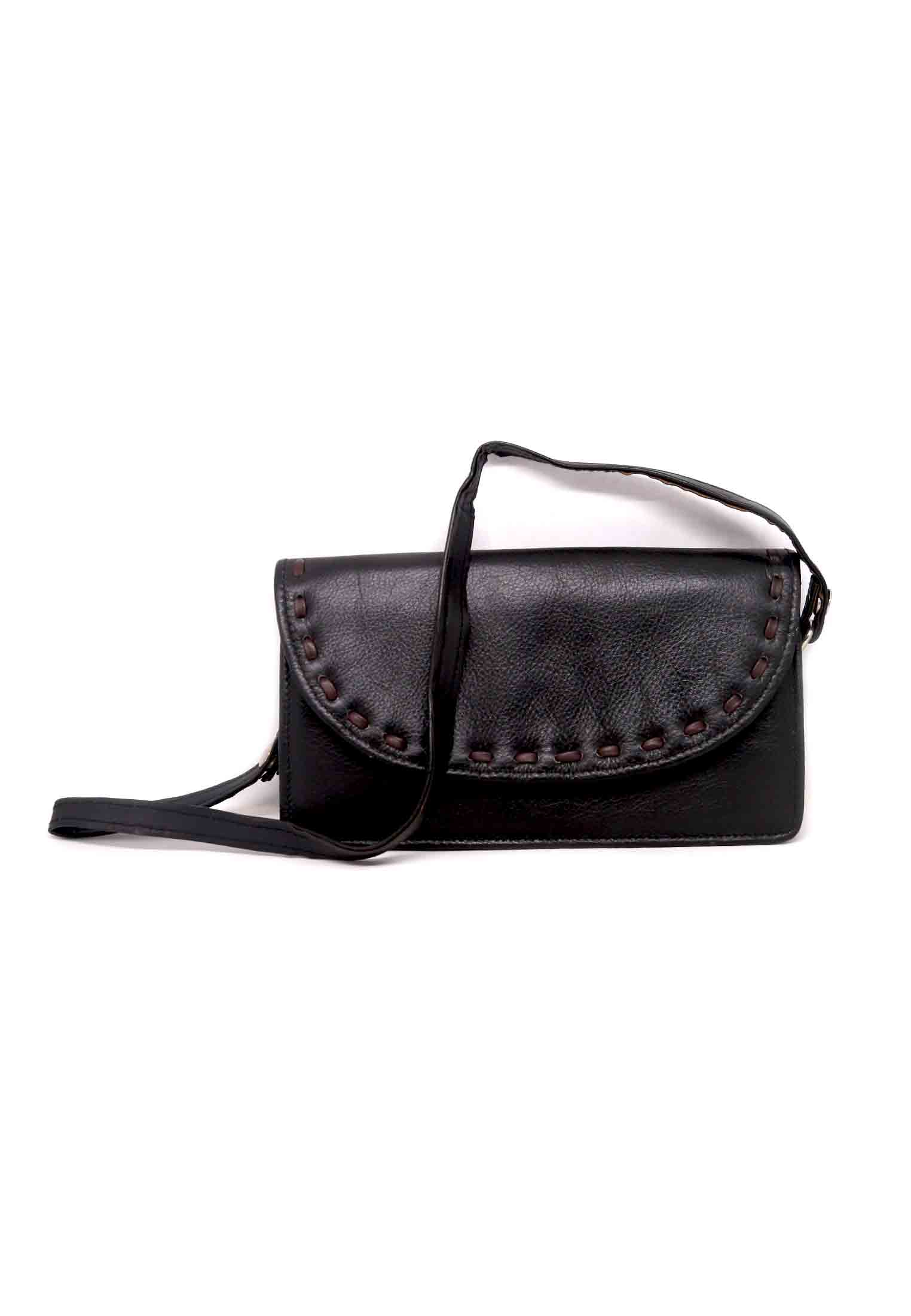 Black Leather Purse
