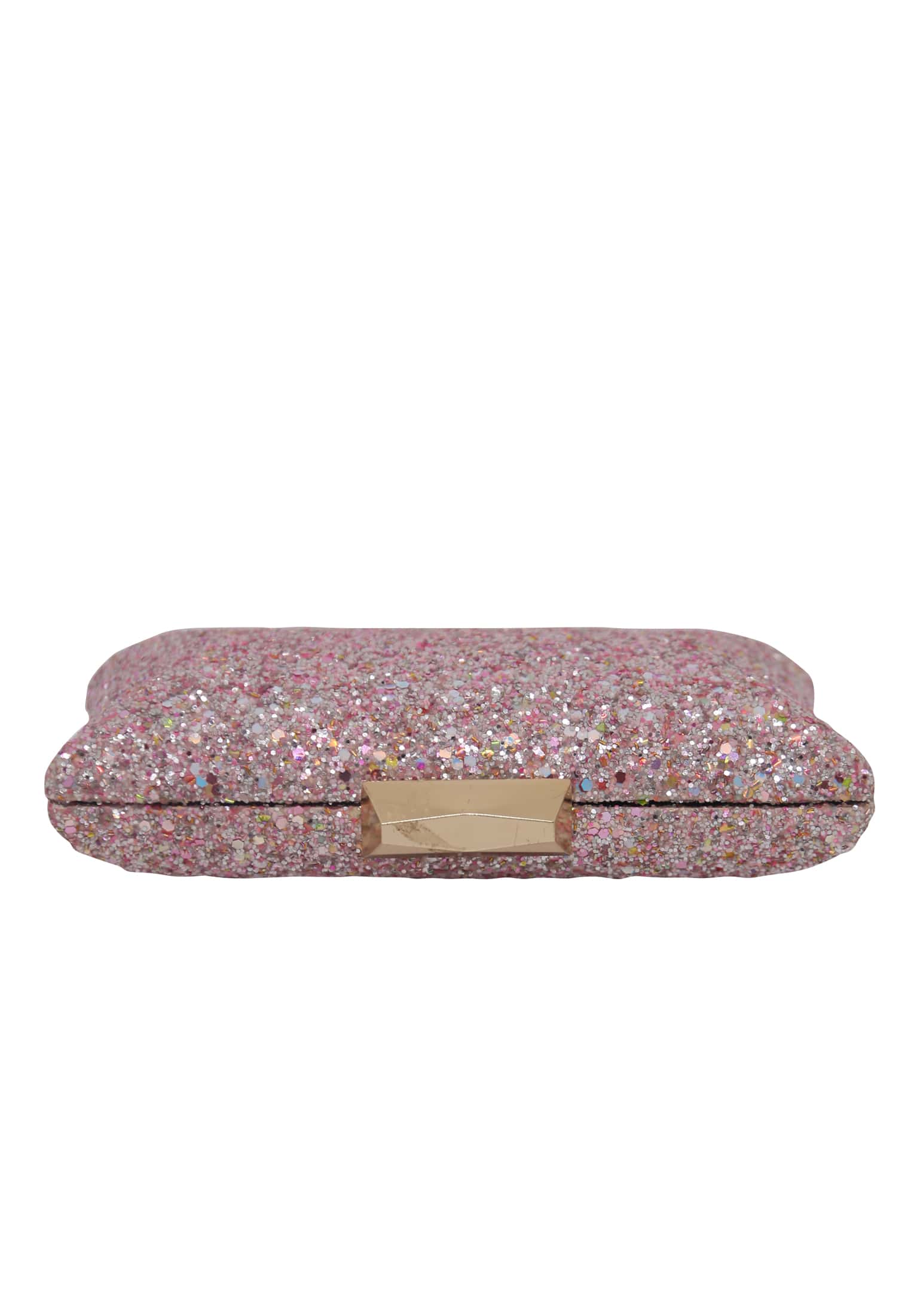 Pink China Leather Glittering Purse