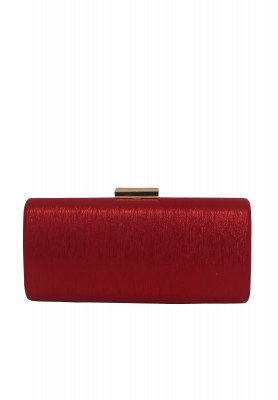 Glassy Leather Maroon Party Purse