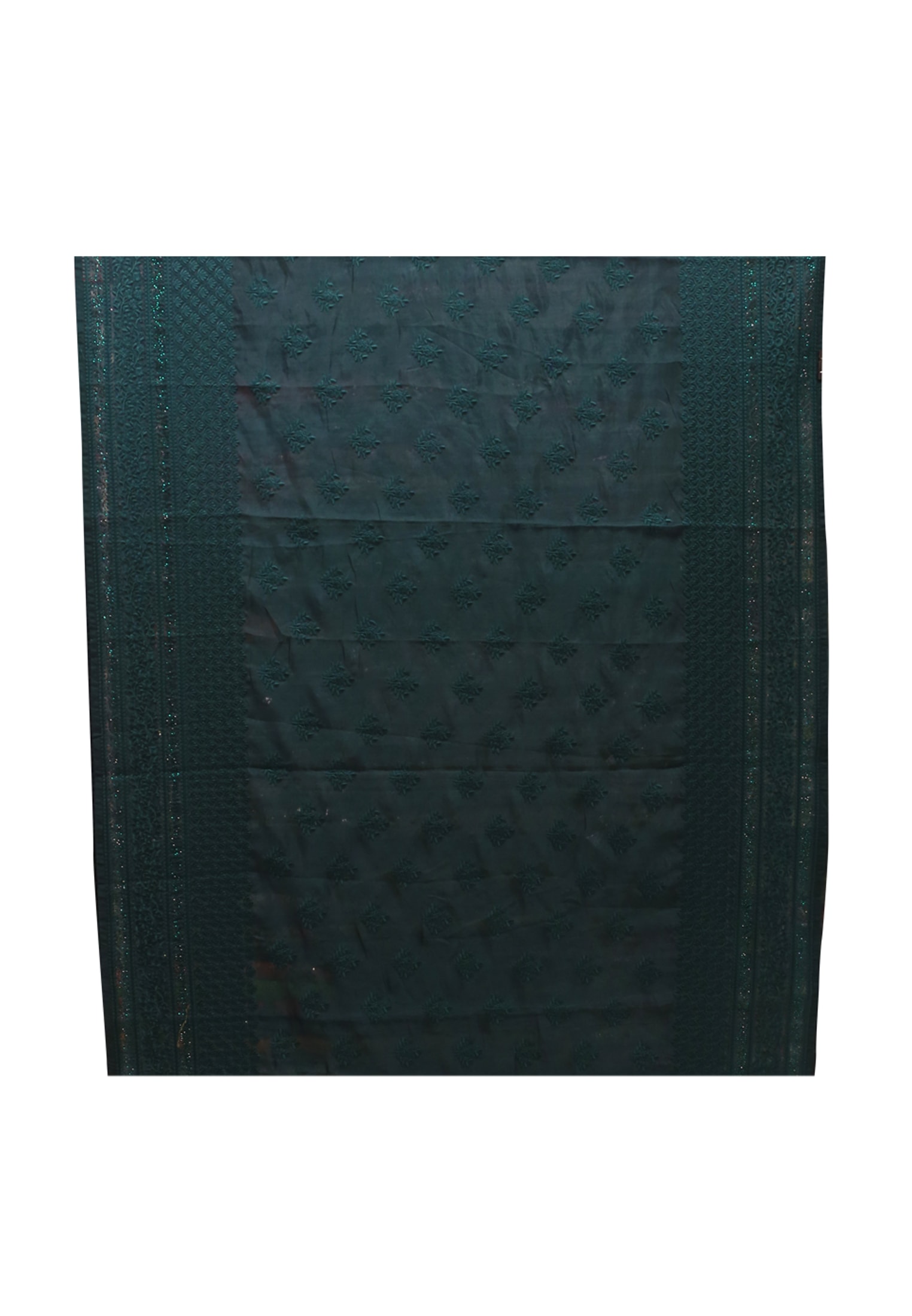 Deep Green Indian Saree