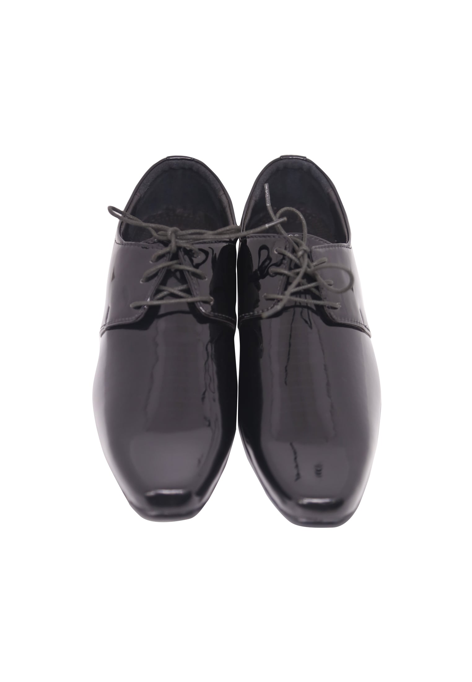 Biye Bazaar | Black Shining Pattern Leather Gents Shoe