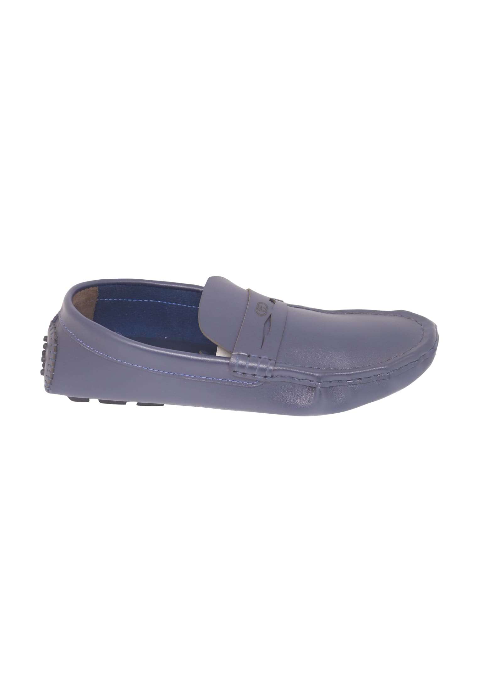Blue Artificial Leather Loafer for Men