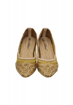 Golden Colored Dose heel 