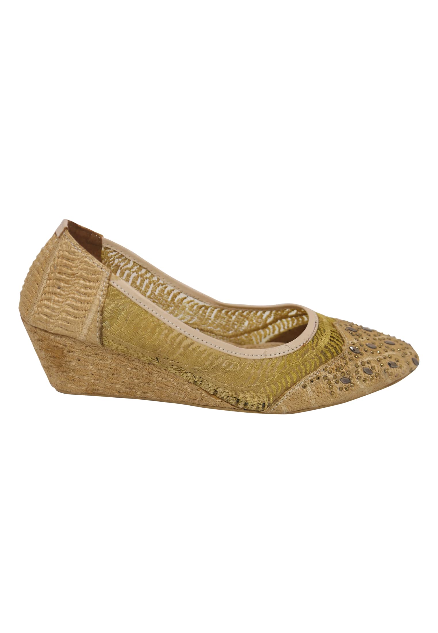 Golden Colored Dose heel 