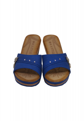 Blue Colored Dose heel  