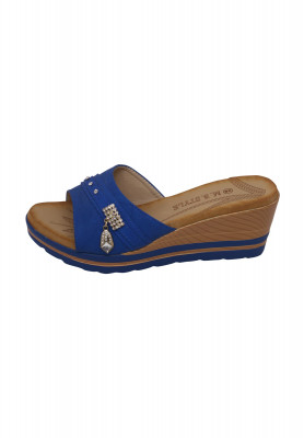 Blue Colored Dose heel  