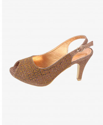 Copper Colored Chinese Pencil Heel