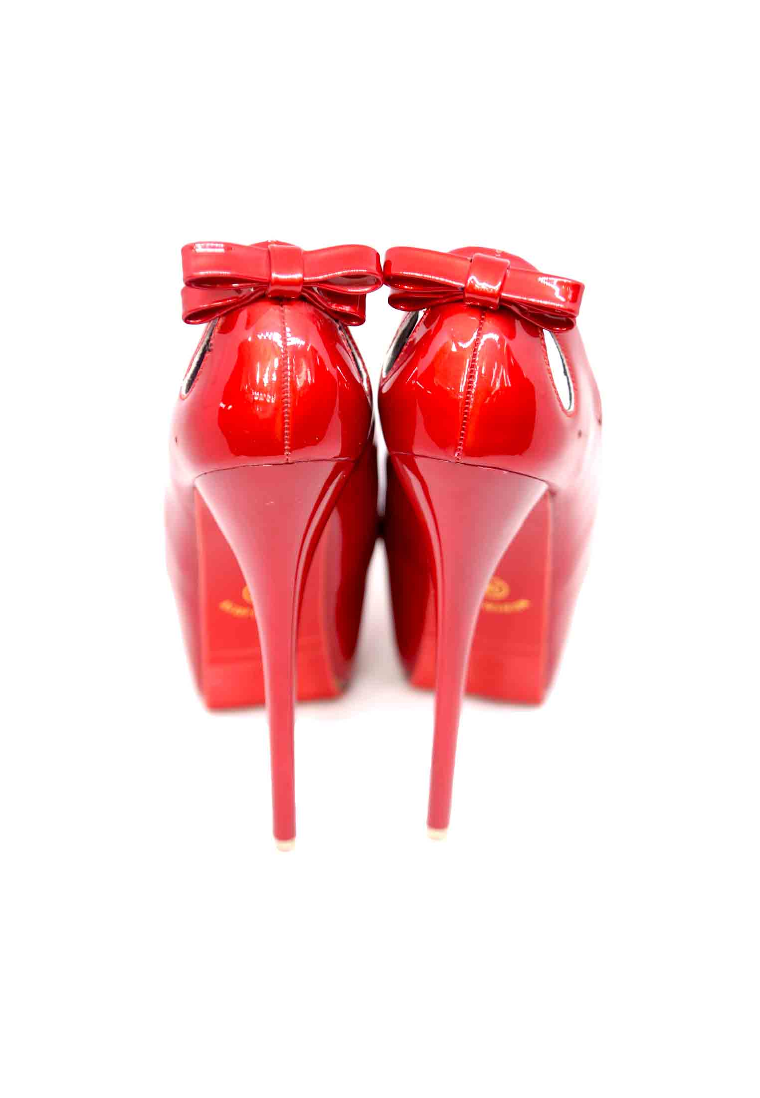 Red High Pencil Heel 