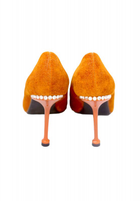 Orange Shade High Pencil Heel