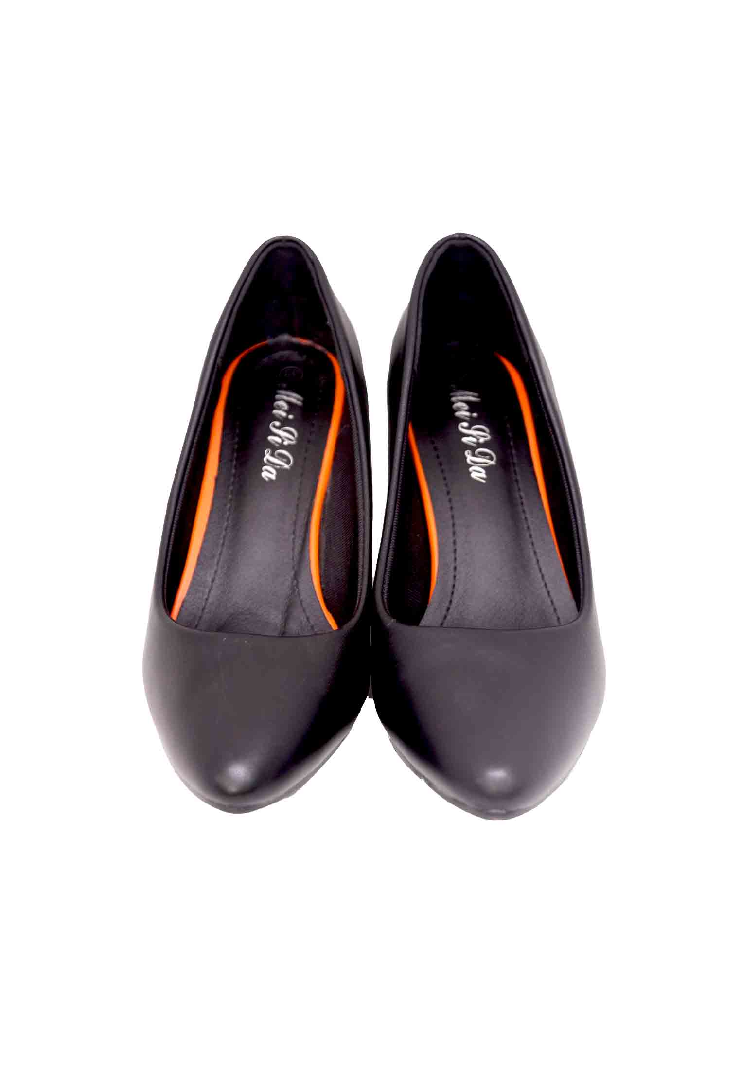 Black Semi Pencil heel  