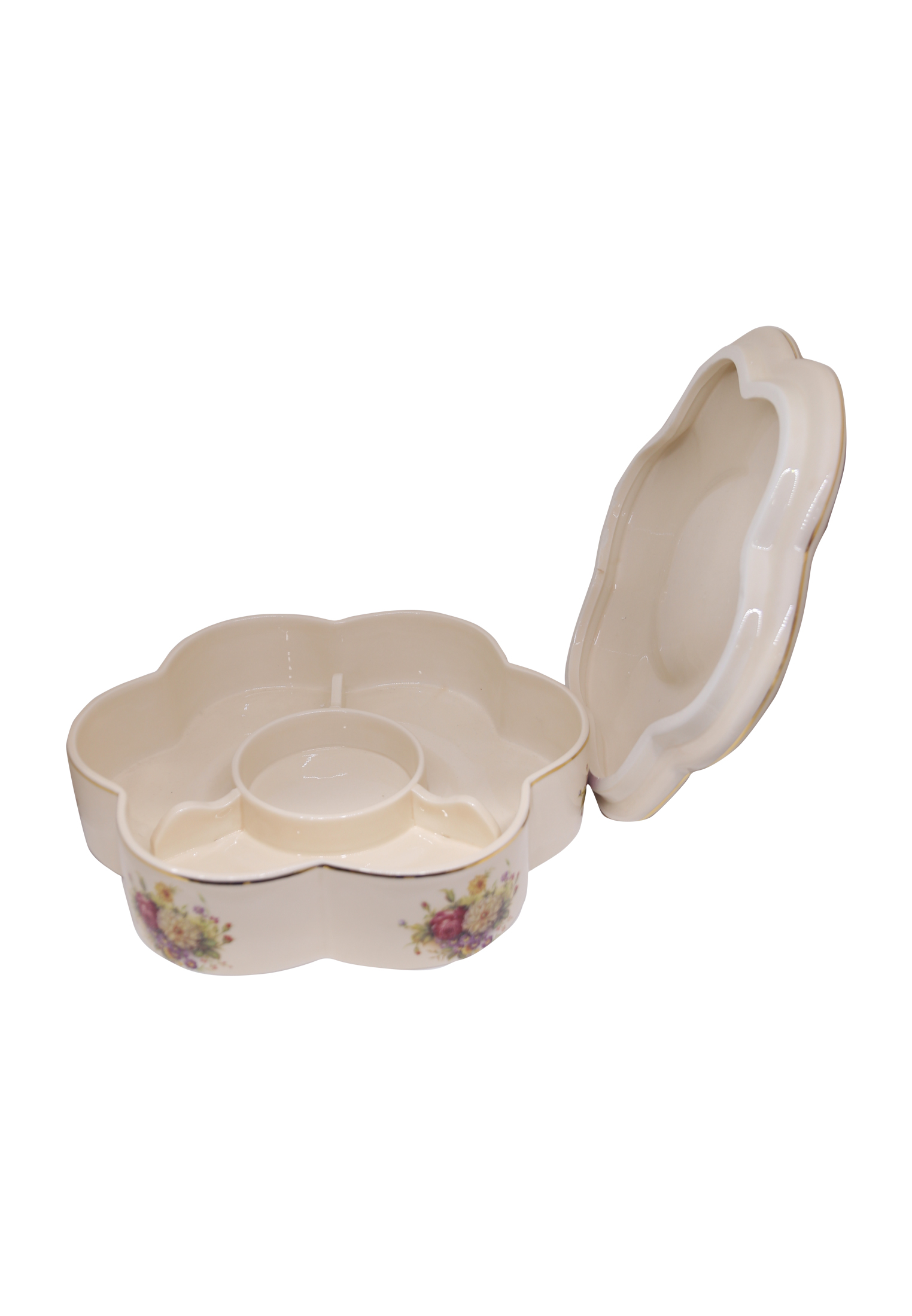 Floral Printed Curry Dish
