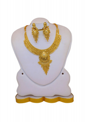 V Shape 4 Vori Gold plated Necklace  