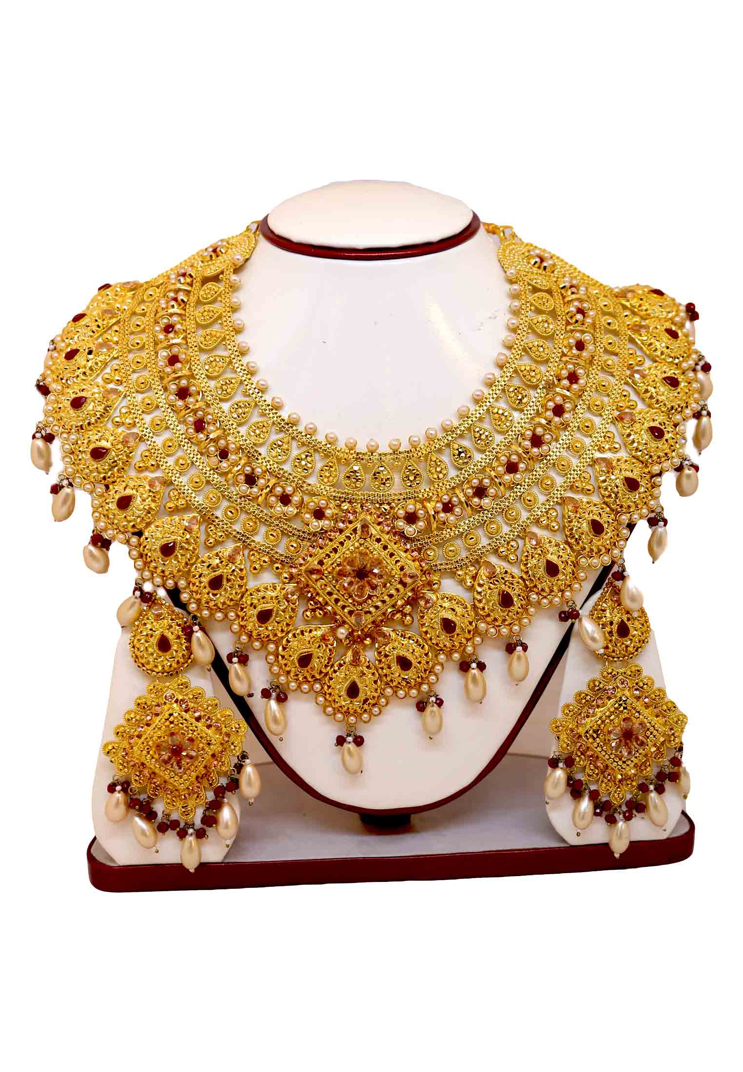 16 Vori Round Shaped Jarwa Necklace