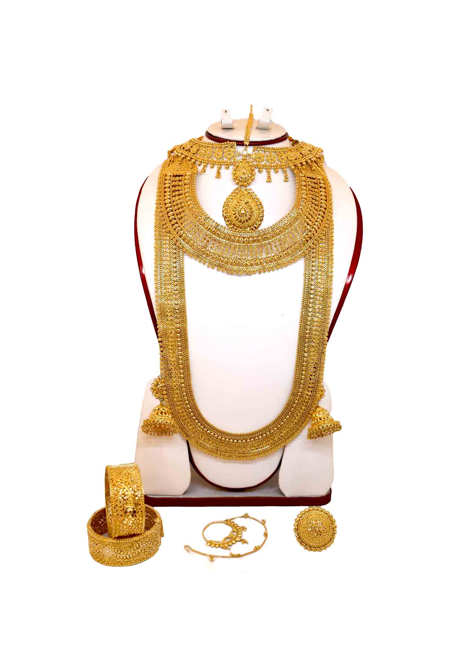 Solid Gold Platted Sita belt set 
