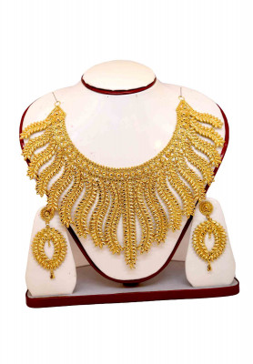 8 Vori Round Shaped Jarwa Necklace
