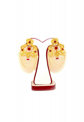 Jhapta Type Gold Plated Earring