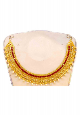 Golden Plate Party Neckless set 