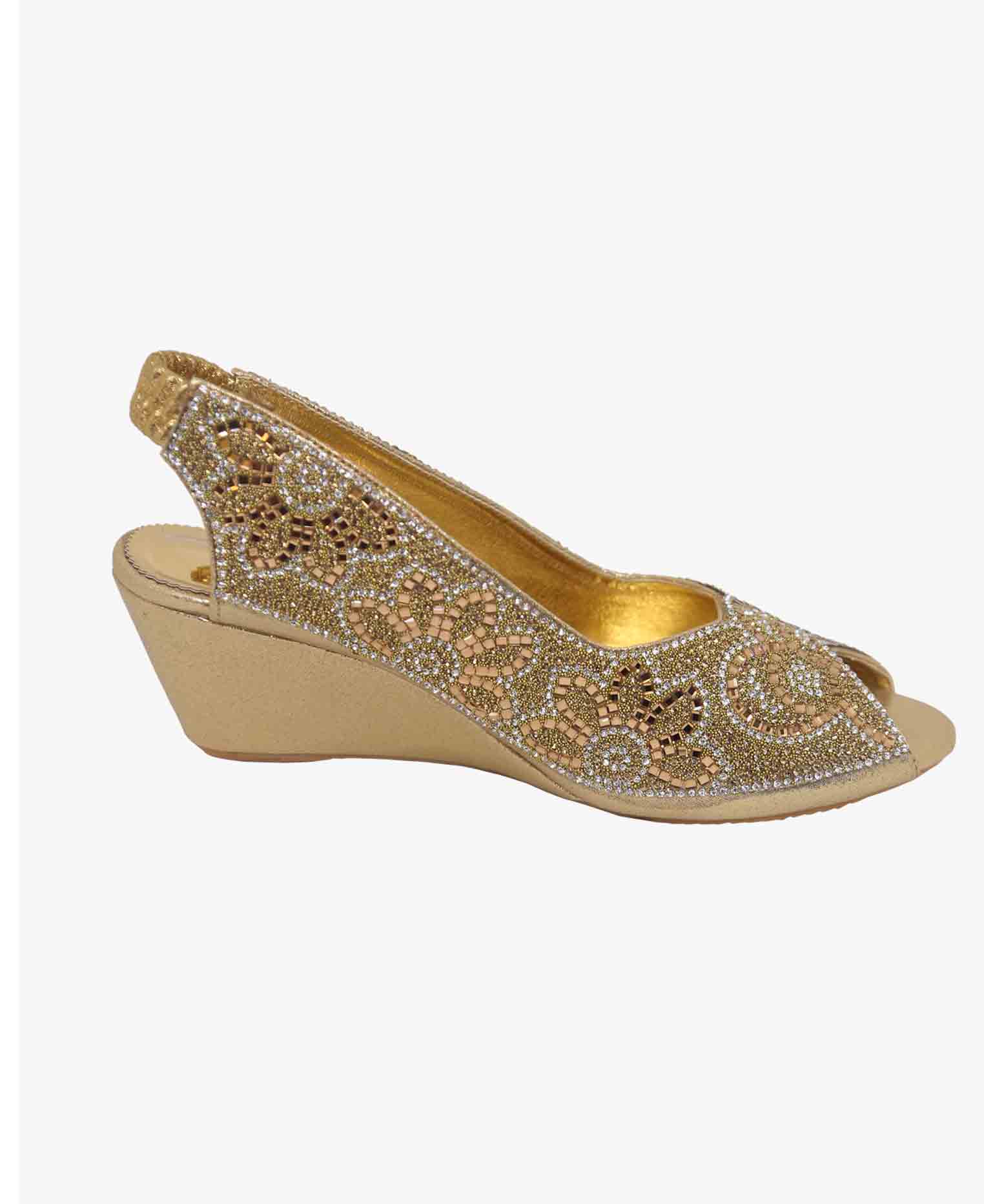 Artificial Leather Dose balance heel  