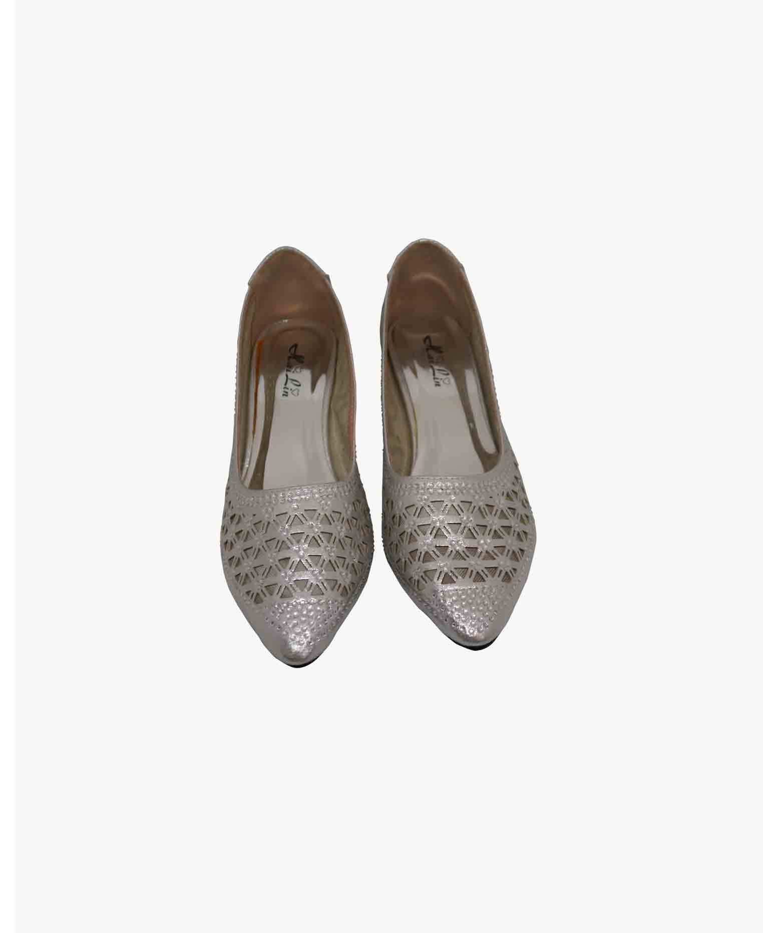 Artificial Leather Stone work Party shoe 