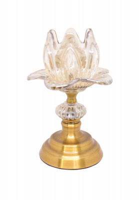 Cristal Golden  Candle stand 