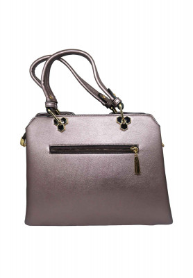Silver artificial leather Party bag 