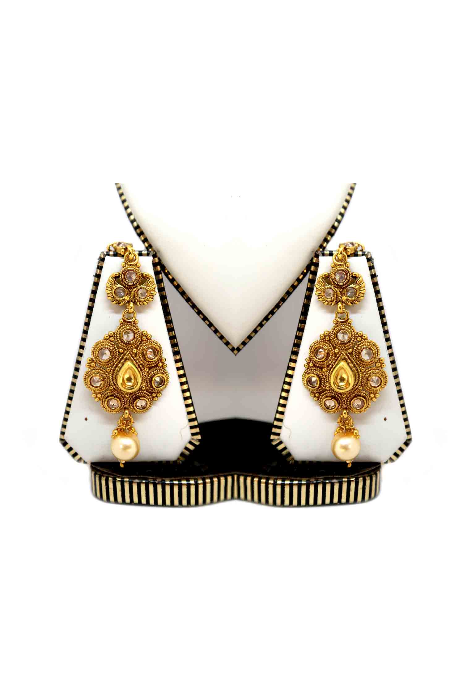 Indian Metal Khonto set with Tikli  